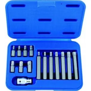Bity, 14 szt., Torx T20-T55