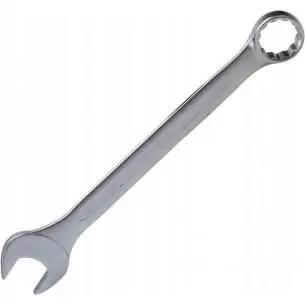 Klucz płasko oczkowy 28 mm, satynowy