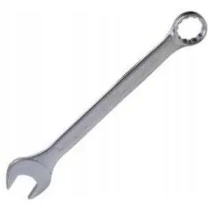 Klucz płasko oczkowy długi. 34 mm, chrom