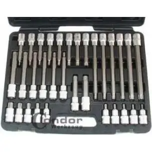 Nasadki Torx T20-T 70, 32 szt.