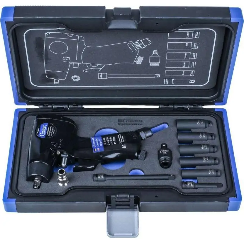 Klucz udarowy do świec, zestaw 9 cz.