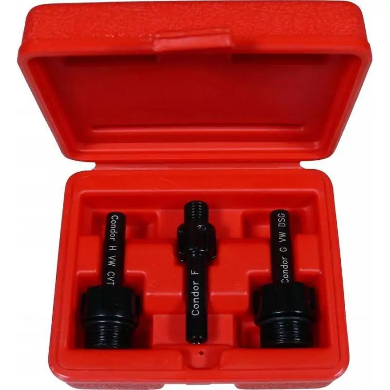 Adaptery do wymiany oleju skrzyń biegów, 3 szt.