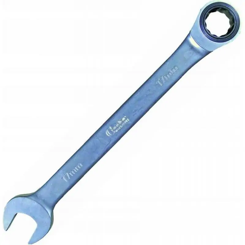 Klucz oczkowy płaski 11 mm z grzechotką