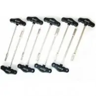 Klucze nasadowe 6-14 mm, 9 szt.