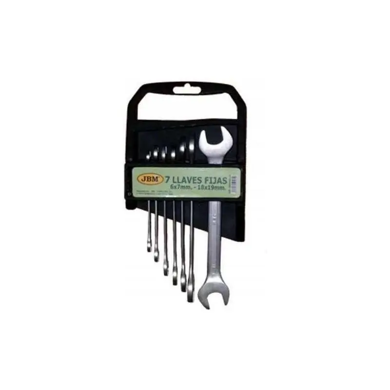 Klucze płaskie 6-19 mm, 7 szt.