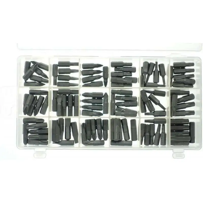 ZESTAW BITÓW PŁASKIE,KRZYŻAKOWE,IMBUS,TORX 108szt.