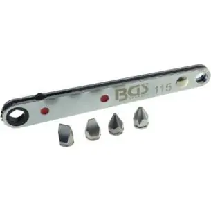 Klucz - grzechotka z bitami, 5 cz.