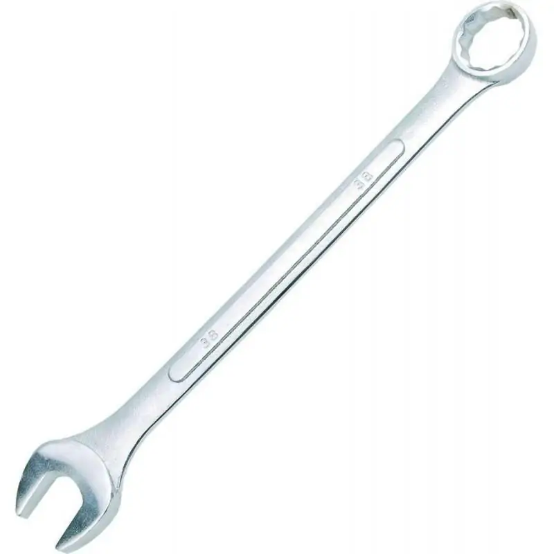 Klucz płasko oczkowy długi 55 mm, poler