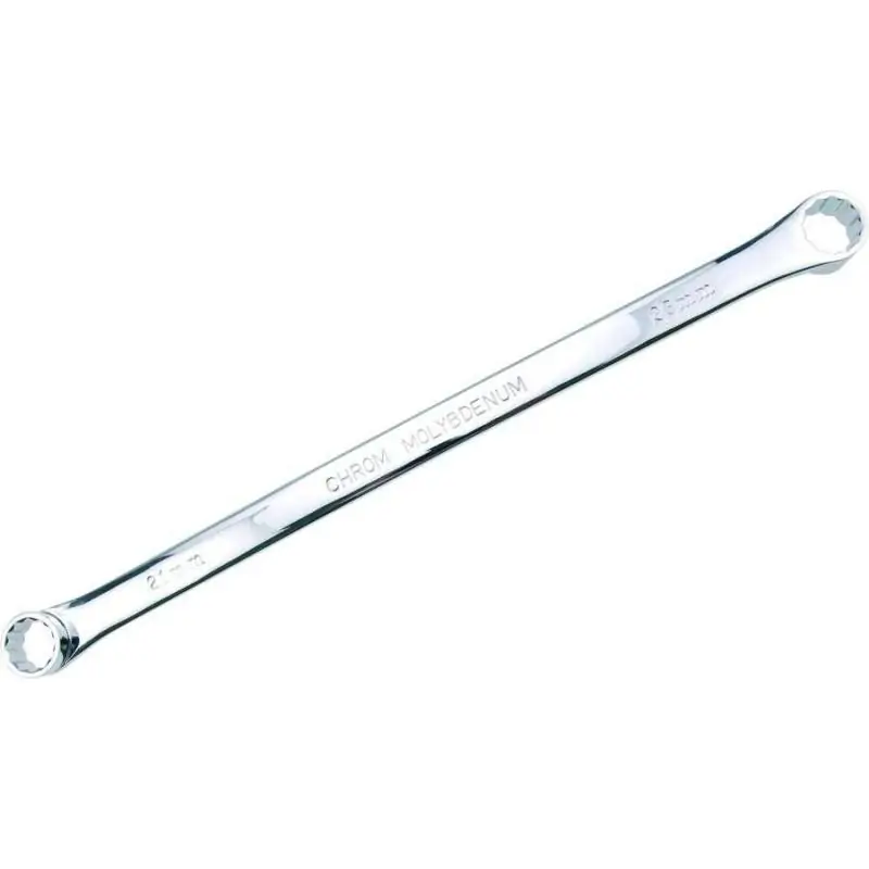 Klucz długi oczkowy, 21x23 mm, poler