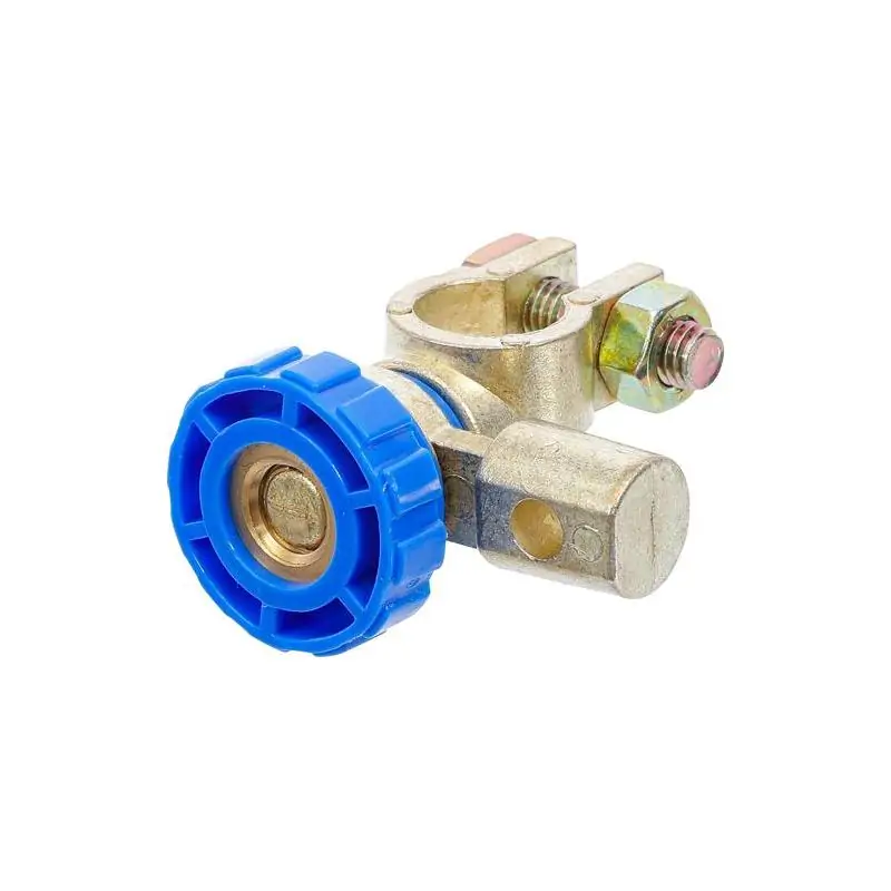 Wyłącznik masy akumulatora, kątowy, 250A