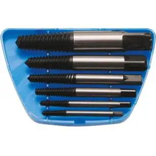 Wykrętaki trzpieniowe 3-25 mm, 6 szt.