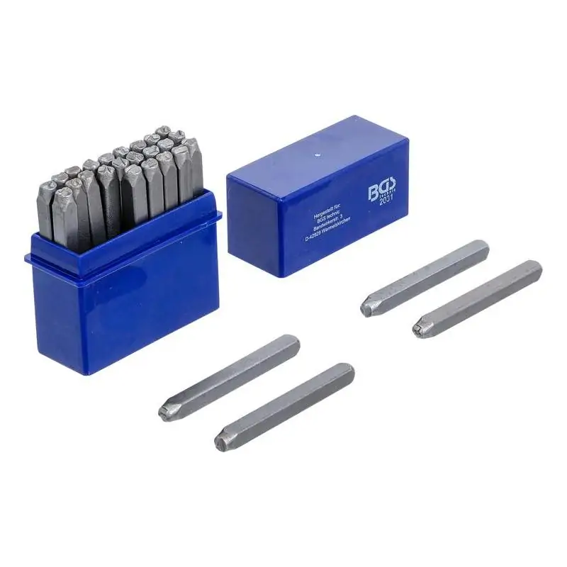 Numeratory - alfabet - wysokość 4 mm