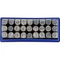 Numeratory - alfabet - wysokość 5 mm