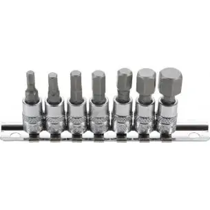 Nasadki imbus 4-12 mm, 1/4", 7 szt.