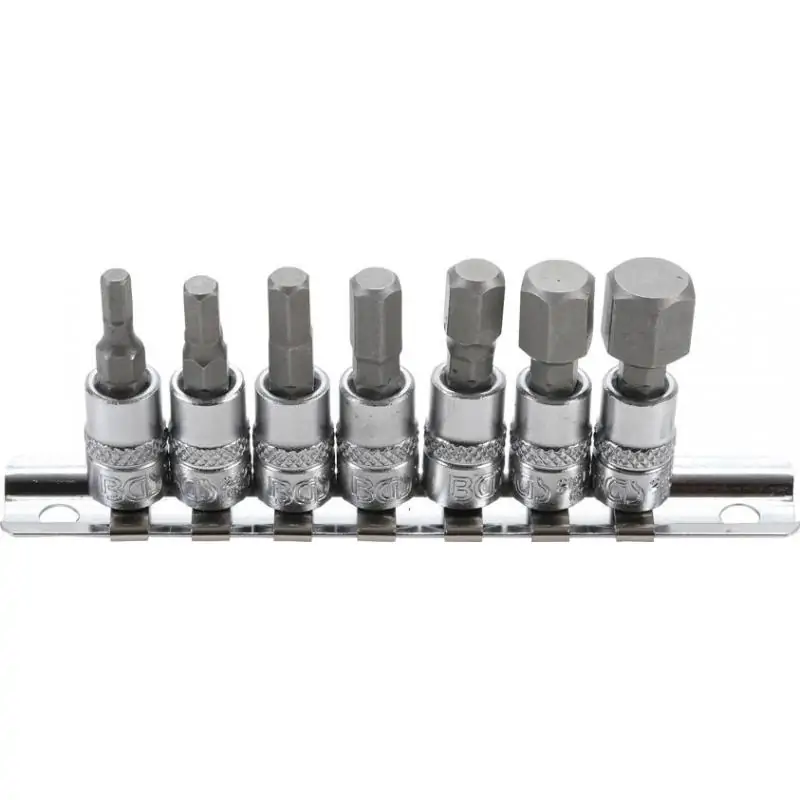 Nasadki imbus 4-12 mm, 1/4", 7 szt.