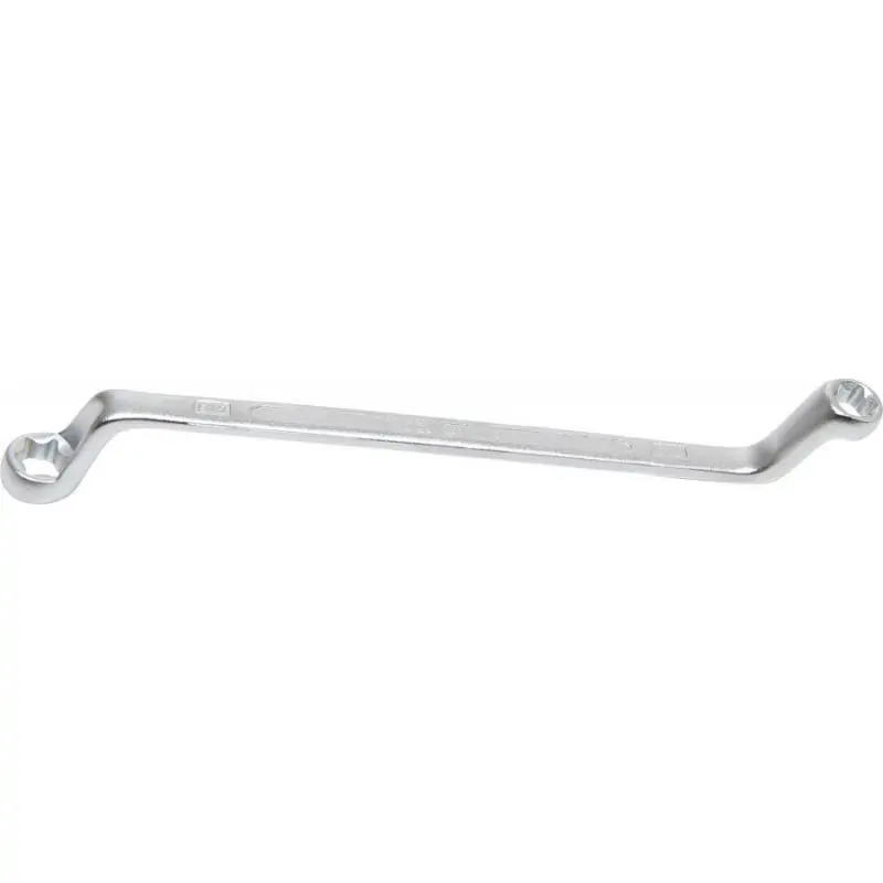 Klucz oczkowy odgięty Torx, E10xE12