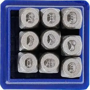 Numeratory - cyfry - wysokość 2 mm