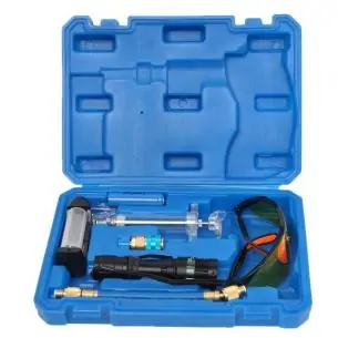 Zestaw do sprawdzania szczelności klimatyzacji z lampa UV