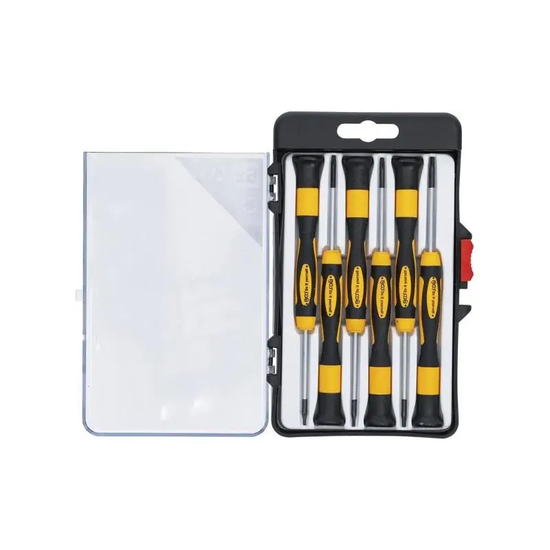 Wkrętaki precyzyjne, 6 szt., Torx