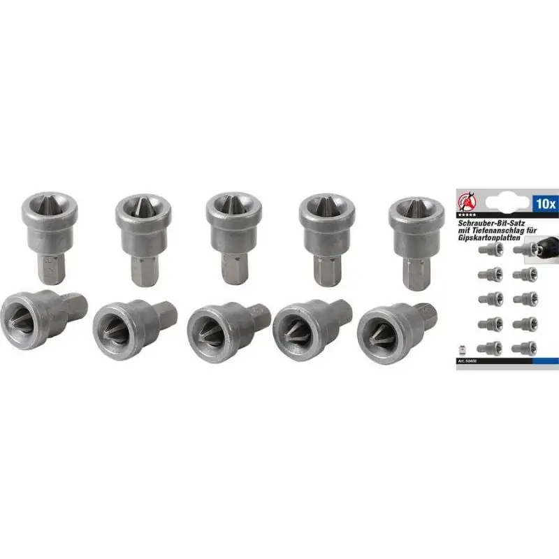 Bity, 10 szt., PH2 z ogranicznikiem głębokości