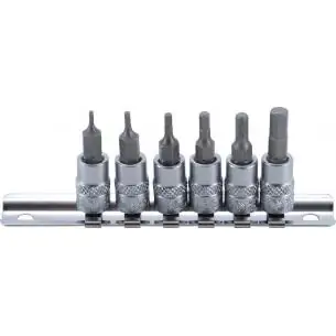 Nasadki imbus 1.5-6 mm, 1/4", 6 szt.