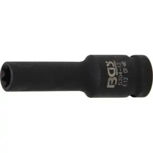 Nasadka 1/2" udarowa Torx E12 x 78 mm, długa