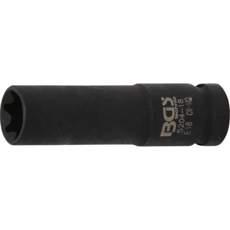 Nasadka 1/2" udarowa Torx E18 x 78 mm, długa