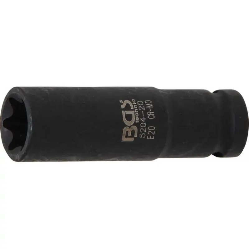 Nasadka 1/2" udarowa Torx E20 x 78 mm, długa