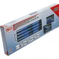 Szyny do nasadek, z 80 szt. 1/4", 3/8", 1/2"