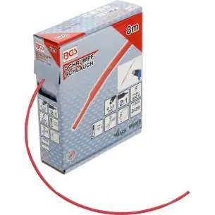 Rękaw termokurczliwy, 3.0 mm, 8 m, czerwony