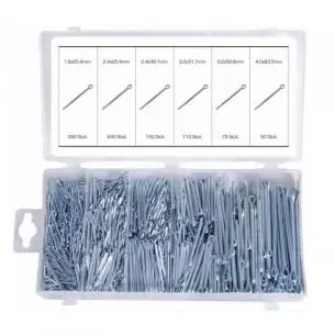 Zestaw zawleczek prostych 555 szt