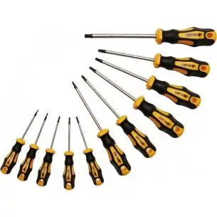 Wkrętaki Torx T8-T40, 11 szt.