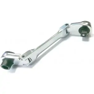 Pokrętło 1/4" z przegubem i grzechotką do bitów i nasadek