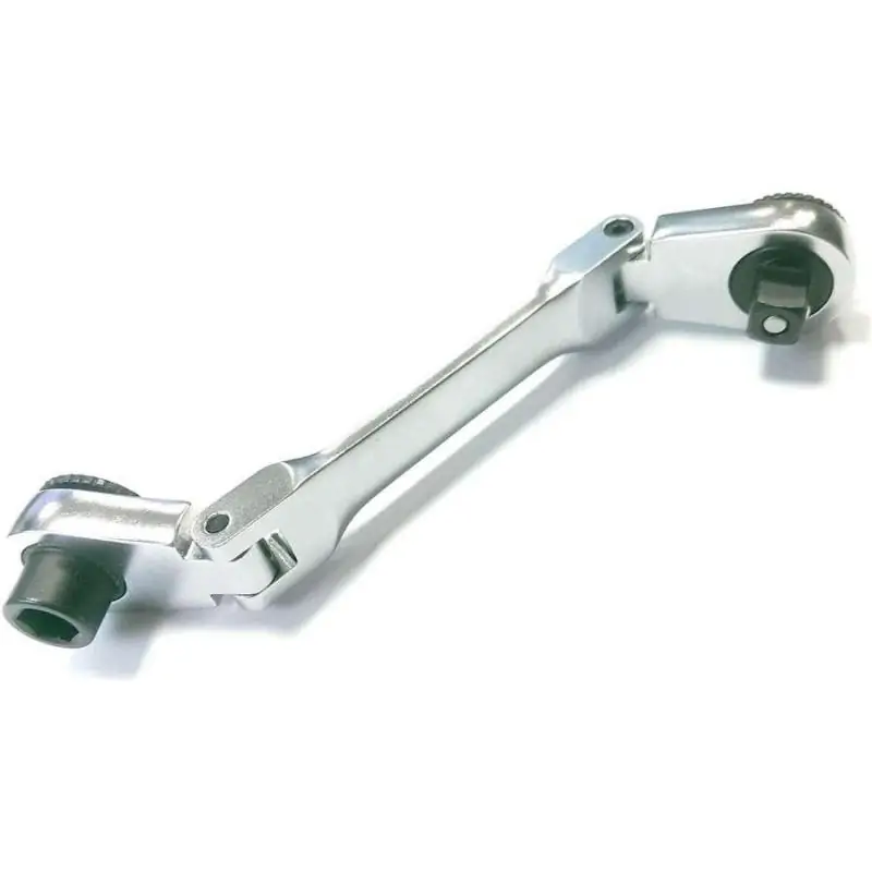 Pokrętło 1/4" z przegubem i grzechotką do bitów i nasadek