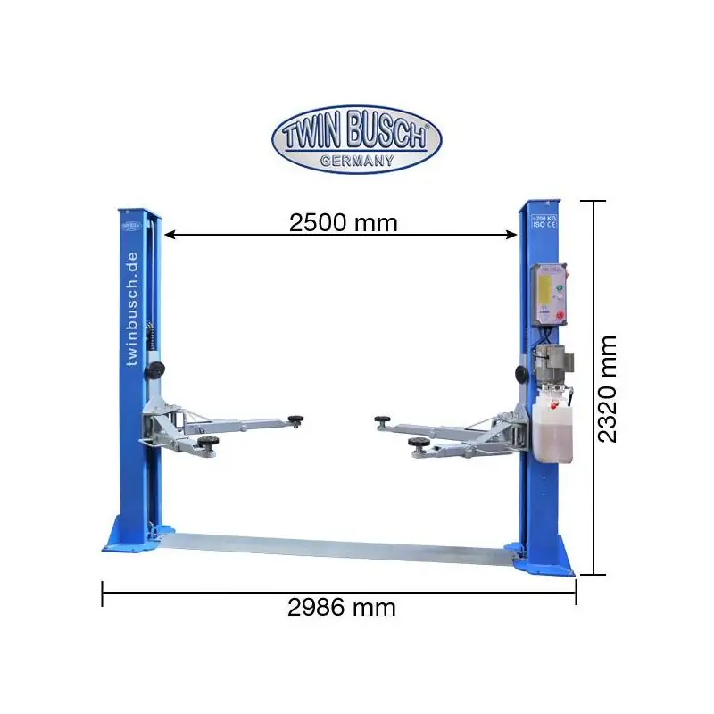 Podnośnik 2-kolumnowyTWIN BUSCH TW 242 G