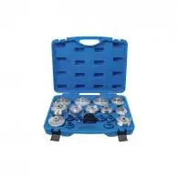 Zestaw nasadek do filtrów aluminiowe 19 elementów