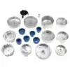 Zestaw nasadek do filtrów aluminiowe 19 elementów