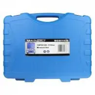 Zestaw nasadek do filtrów aluminiowe 19 elementów