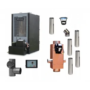 Nagrzewnica olejowa Hiton HP145 Zestaw z rurami 50Kw