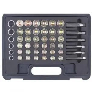 Zestaw do gwintów korków oleju 114 elementów