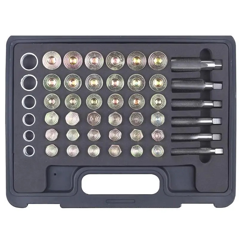 Zestaw do gwintów korków oleju 114 elementów