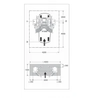 Podnośnik Dwukolumnowy Hofmann MTF3000 z Montażem