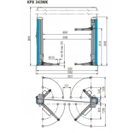 Ravaglioli podnośnik śrubowy KPX334WK 3,5T Bus