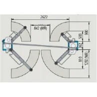 Ravaglioli podnośnik 2-kolumnowy śrubowy KPX337LWR