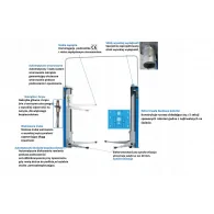Ravaglioli podnośnik 2-kolumnowy śrubowy KPX337LWR