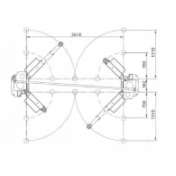 Podnośnik 2 Kolumnowy Ravaglioli 4,2t Kpn349welik