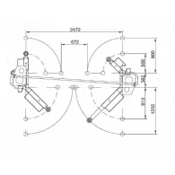 Podnośnik dwukolumnowy śrubowy KPX337WK Ravaglioli