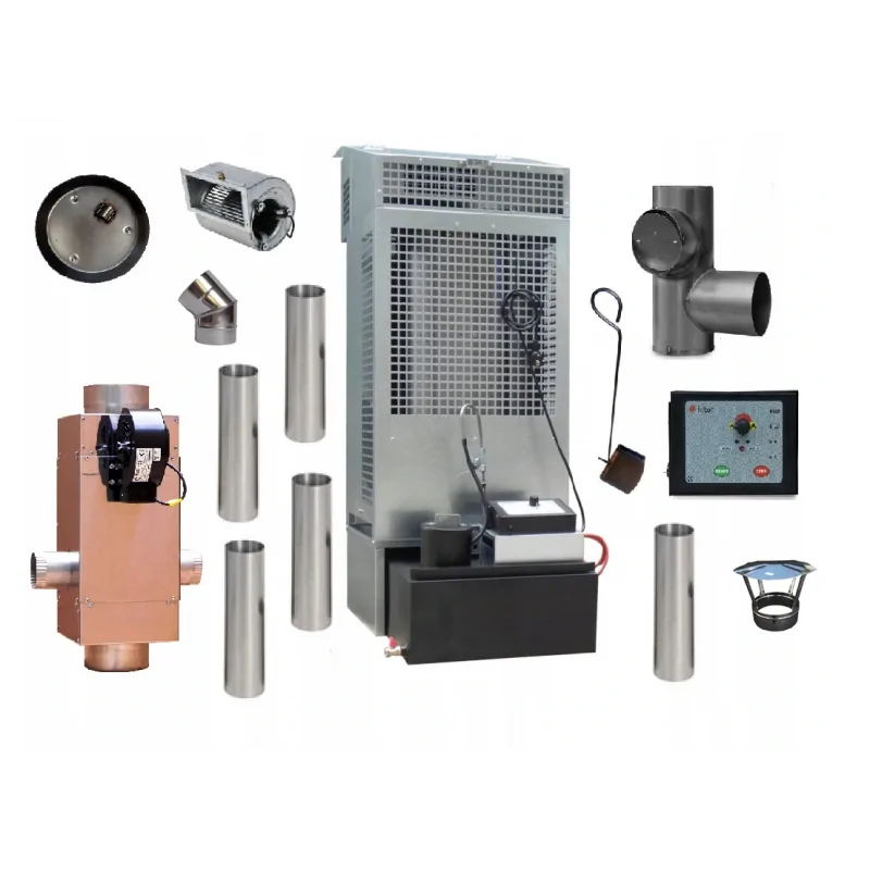 Nagrzewnica na olej opałowy przepracowany Hiton HP125O zestaw