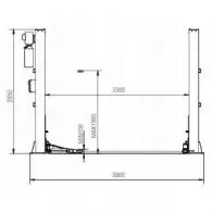 PODNOÅNIK DWUKOLUMNOWY DO Busa 5,5T 255DE
