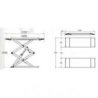 Podnonik samochodowy no¿ycowy Bestlift N30WP 3T